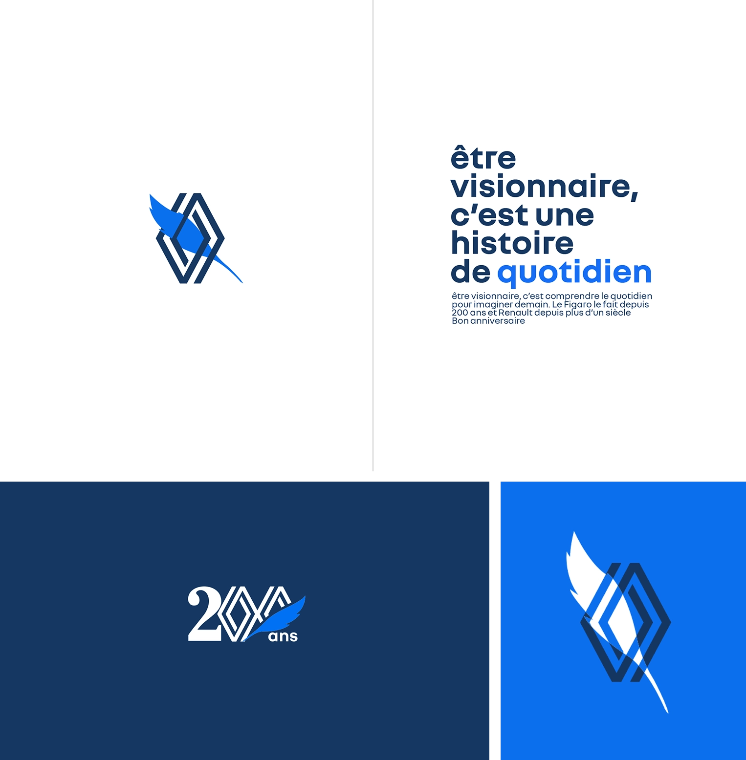 200 years of Le Figaro campaign images