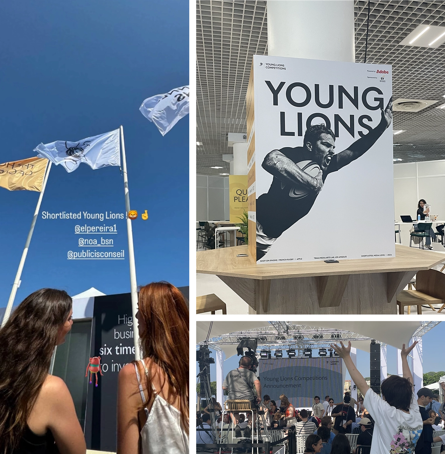 Young Lions project campaign images